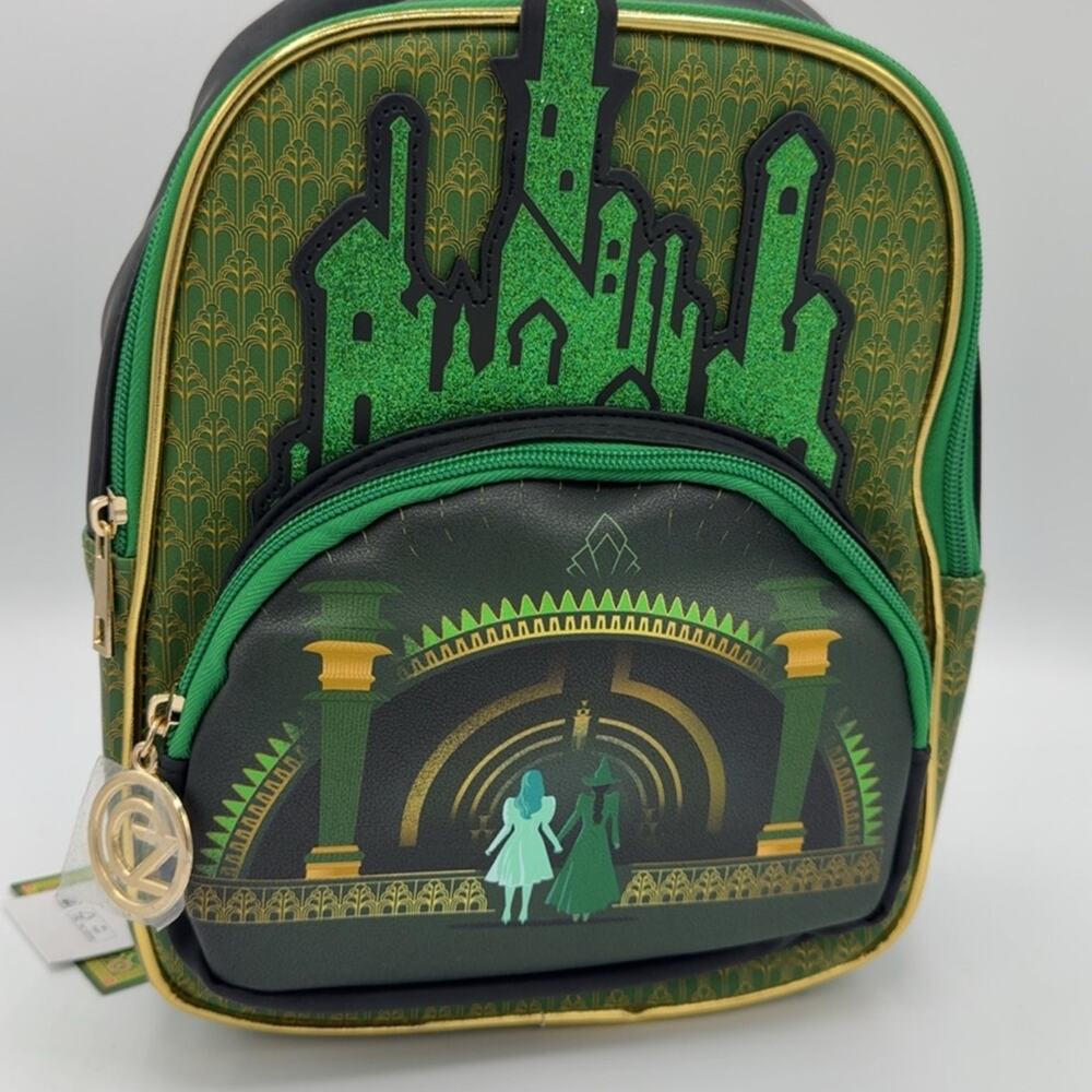 WICKED Mini Backpack Emerald City New Bio World NEW Bag Universal Studios
